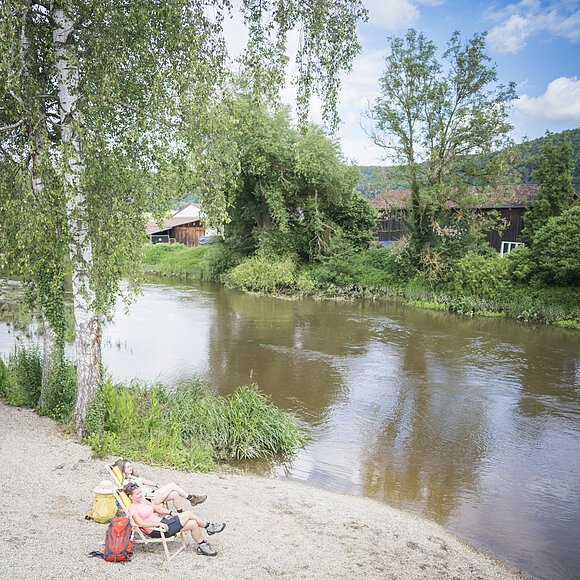 Bei Angelinas Altmühlrast